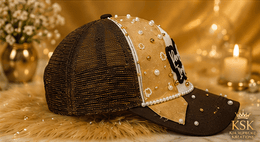 Perfect™ Rhinestone Trucker Hat – Kia Supreme Kreations product image 5