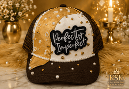 Perfect™ Rhinestone Trucker Hat – Kia Supreme Kreations product image 1