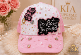 Perfect™ Rhinestone Trucker Hat – Kia Supreme Kreations product image 1