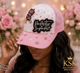 Perfect™ Rhinestone Trucker Hat – Kia Supreme Kreations product image 8