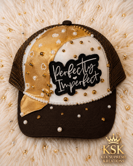 Perfect™ Rhinestone Trucker Hat – Kia Supreme Kreations product image 8