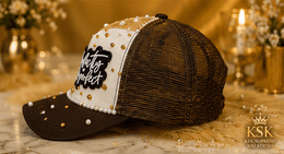 Perfect™ Rhinestone Trucker Hat – Kia Supreme Kreations product image 3