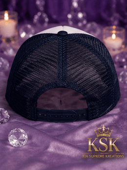 Pisces™ Zodiac Rhinestone Trucker Hat – Kia Supreme Kreations product image 6