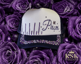 Pisces™ Zodiac Rhinestone Trucker Hat – Kia Supreme Kreations product image 8