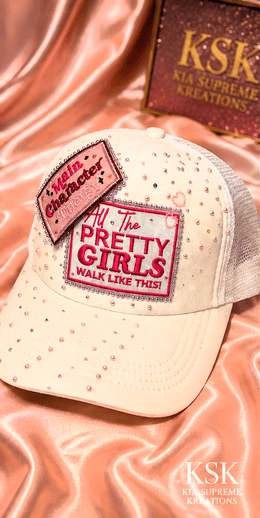 Pretty™ Rhinestone Trucker Hat – Kia Supreme Kreations product image 3