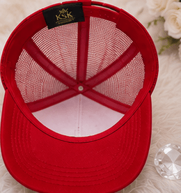 Queen Red™ Rhinestone Trucker Hat – Kia Supreme Kreations product image 6
