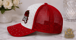 Queen Red™ Rhinestone Trucker Hat – Kia Supreme Kreations product image 4