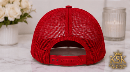 Queen Red™ Rhinestone Trucker Hat – Kia Supreme Kreations product image 5
