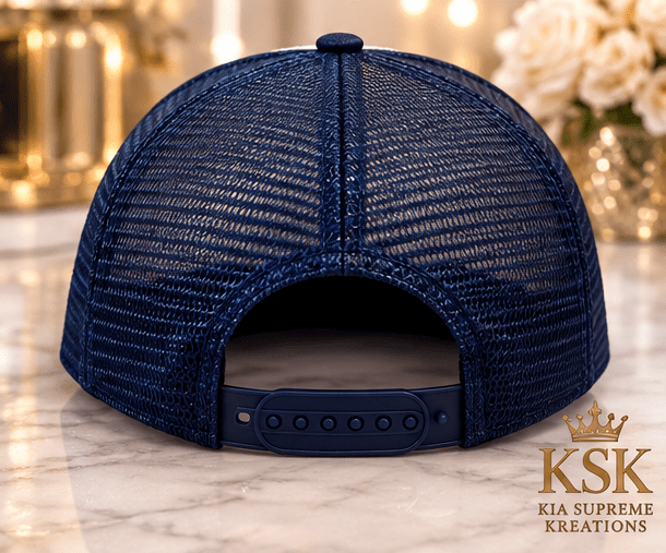 Queen™ Rhinestone Trucker Hat – Kia Supreme Kreations product image 4