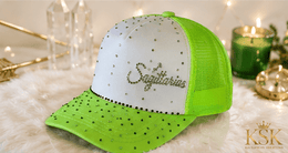 Sagittarius™ Zodiac Rhinestone Trucker Hat – Kia Supreme Kreations product image 7