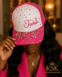 Taurus™ Zodiac Rhinestone Trucker Hat – Kia Supreme Kreations product image 7