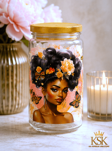 Woman With Flowers™ Ceramic Mug – Kia Supreme Kreations product image 1