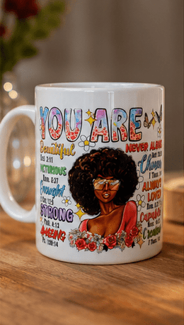 You Are™ Affirmation Ceramic Mug – Kia Supreme Kreations product image 7