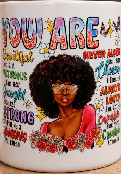 You Are™ Affirmation Ceramic Mug – Kia Supreme Kreations product image 2