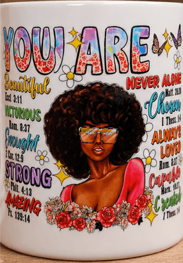 You Are™ Affirmation Ceramic Mug – Kia Supreme Kreations product image 2